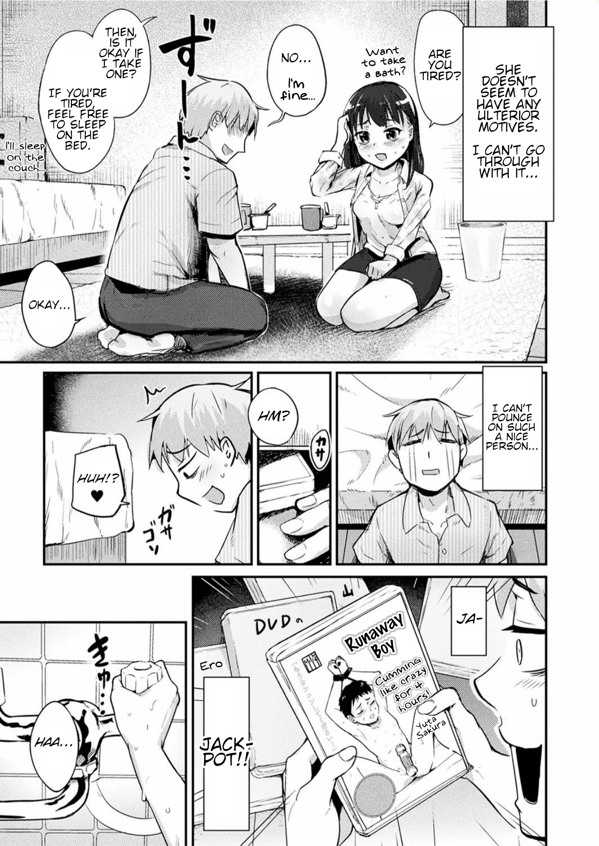 Hentai Manga Comic-Embraced By A Virgin From A Runaway Site-Read-7